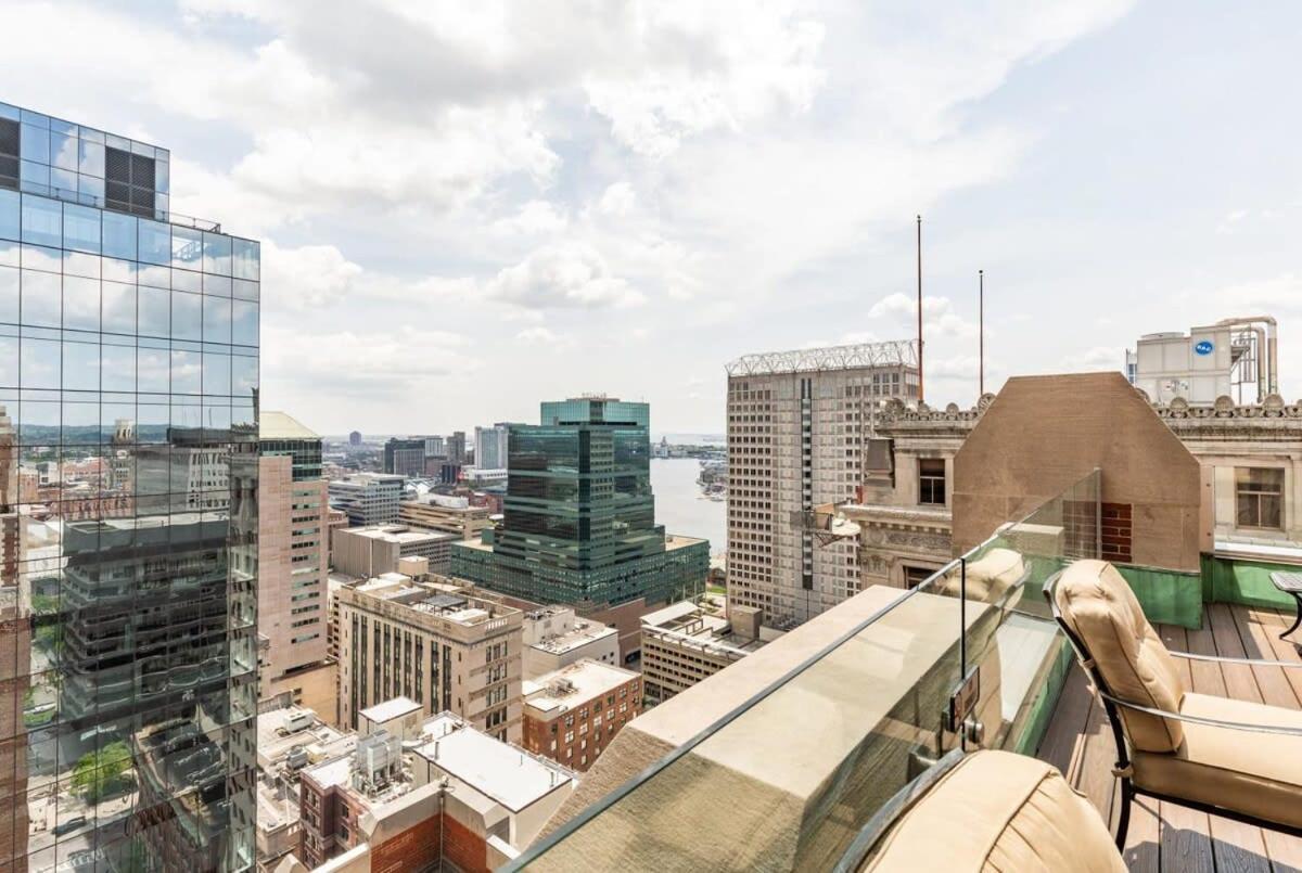 2B 2Ba Luxury Downtown Suite Rooftop Deck & Gym Baltimore Luaran gambar