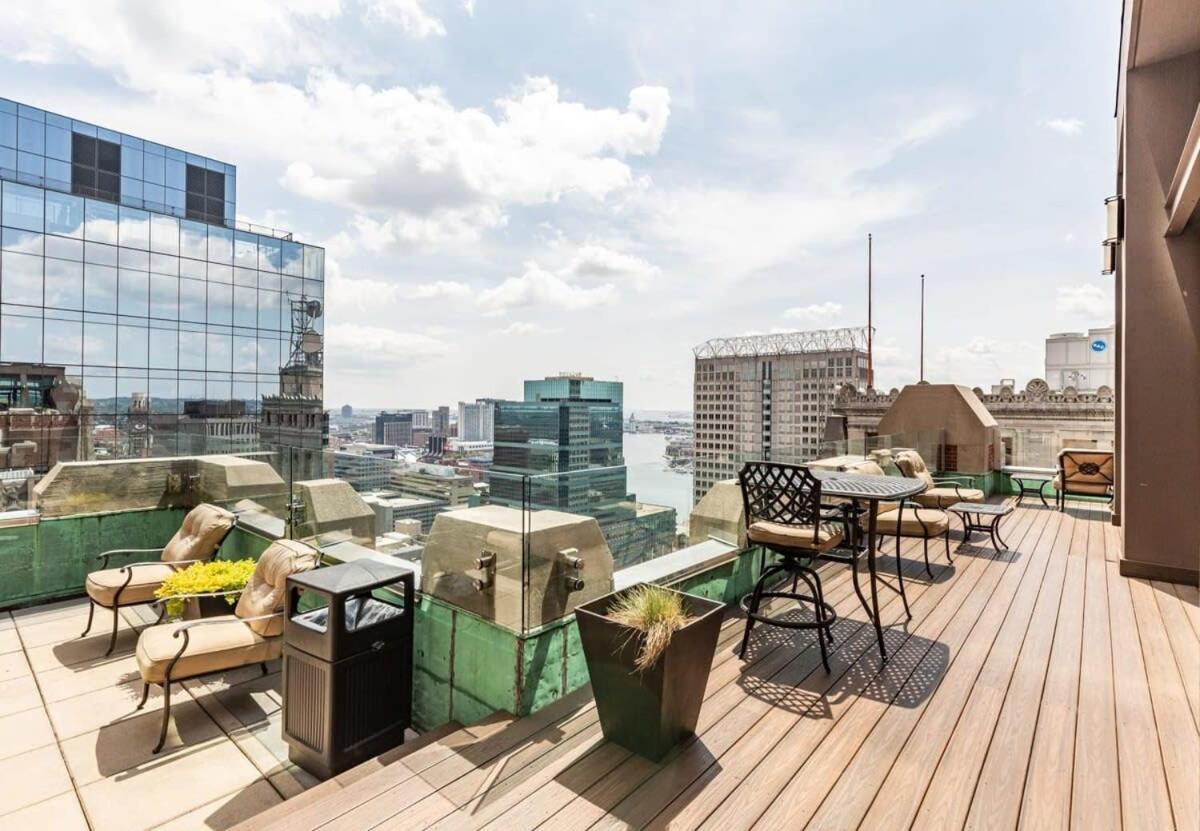2B 2Ba Luxury Downtown Suite Rooftop Deck & Gym Baltimore Luaran gambar