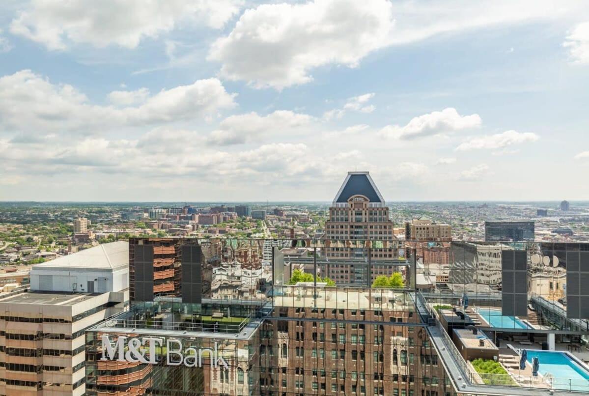 2B 2Ba Luxury Downtown Suite Rooftop Deck & Gym Baltimore Luaran gambar