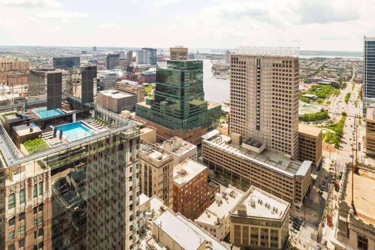 2B 2Ba Luxury Downtown Suite Rooftop Deck & Gym Baltimore Luaran gambar